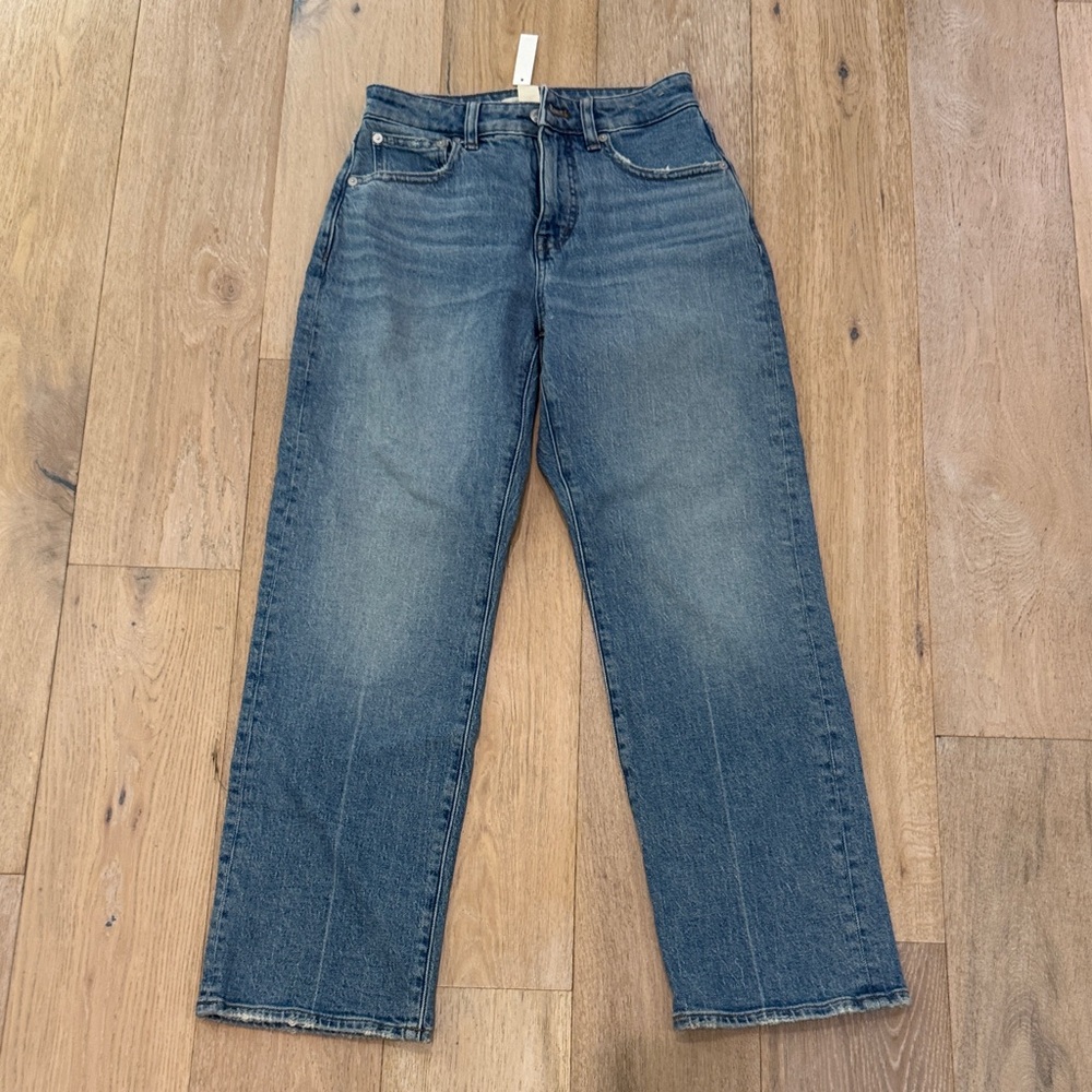 Madewell Women's Straight Jeans in Classic Blue